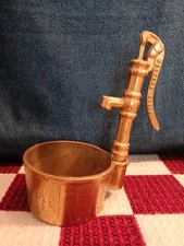 Vtg WESTERN HYDRO Brass Gold Gild Wine Bottle  Caddy  Holder  Made Canada