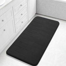 Long Bath Mat 44"x24" Super Soft Quick Dry Memory Foam Bathroom Rug Water Abs...