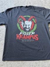 PRO WRESTLING CRATE "KILLER KRAMPUS"  T-SHIRT!! SIZE XL!! CRATE EXCLUSIVE!!