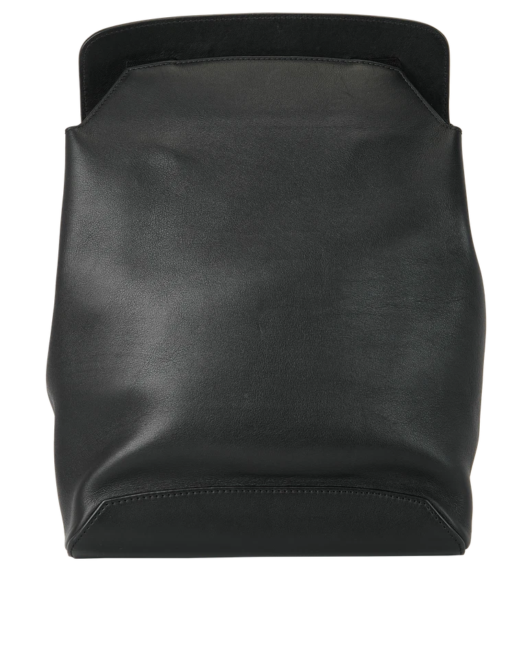 The Row Moulded Backpack Backpack Leather Black
