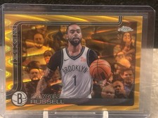 2025-26 Topps Chrome - D'Angelo Russell #79 Gold Ray Wave /50