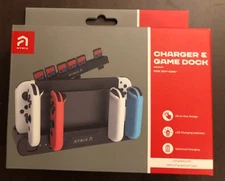 atrix Nintendo Switch 6-in-1 JoyCon Charger Dock and Game Deck