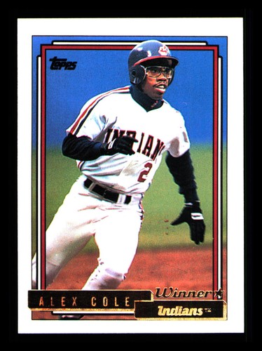 1992 Topps Gold Alex Cole #170 card