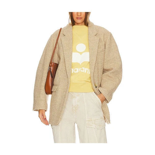 Isabel Marant 'Etoile' Tan Adilinko Coat Size 38