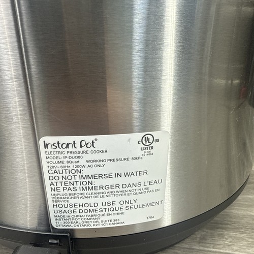 Instant Pot Duo 7-in-1 Electric Pressure Cooker - Stainless Steel/Black, 8qt - Picture 4 of 8