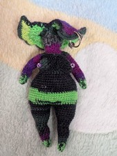 Mushroom Lady Hand Crocheted Doll Optional Bag Charm Key Chain