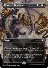 1x - Kindred Dominance - Borderless #640 - Commander Masters - NM MTG