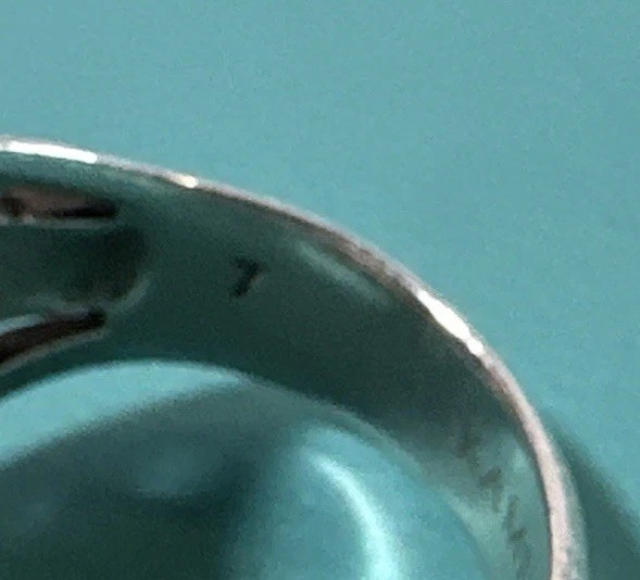 Interchangeable Sterling Silver Ring Size 6.25 Wi… - image 11