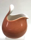 Vintage Eva Zeisel Red Wing Red Wing Town & Country Rust / Peach? Pitcher 6.5"