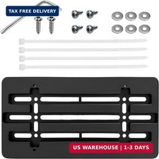 No Drill Front License Plate Bracket- Front License Plate Mounting Kit  Universal