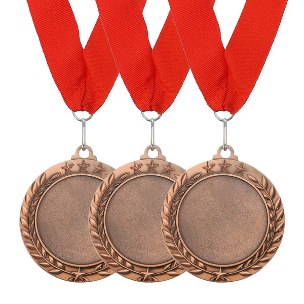 3 StüCk Auszeichnungsmedaillen, 3. Platz Gewinnermedaillen 3 Zoll Breite, Bronze-image