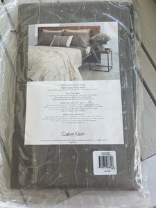 Calvin Klein String Striped Flat Sheet Twin