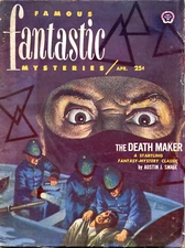 FAMOUS FANTASTIC MYSTERIES COMIC BOOK COVER *2X3 FRIDGE MAGNET* THE DEATH MAKER