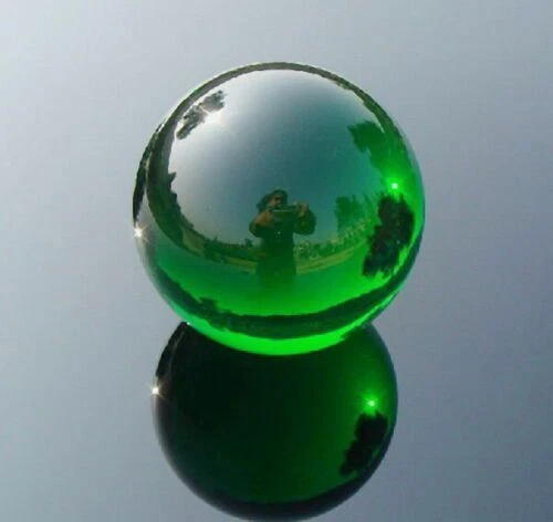 40-100mm Natural Green Obsidian Sphere Large Crystal Ball Healing Stone - Picture 2 of 10