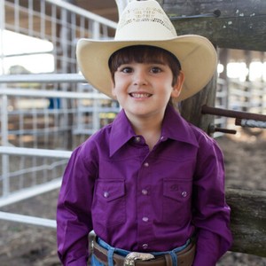 boys plum dress shirt