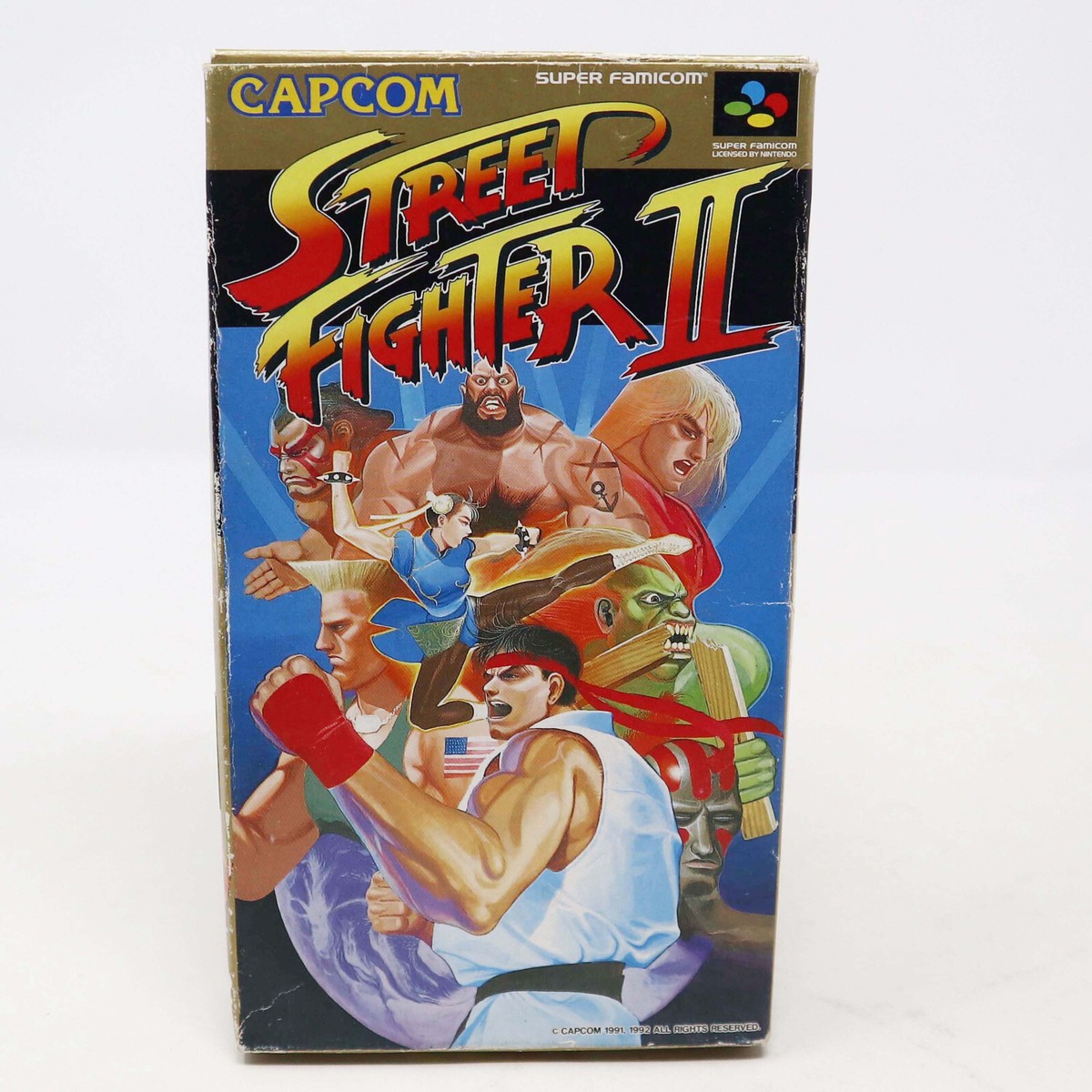 VINTAGE 1993 CAPCOM NINTENDO SNES SUPER FAMICOM STREET FIGHTER II