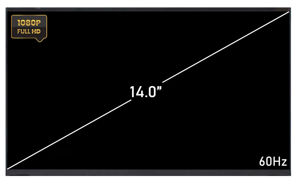 14.0" LCD DISPLAY SCREEN FOR DELL LATITUDE 14 5400 5410 5420 5430 FHD IPS MATTE - Image 2 of 4