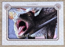 Tarjeta insertada House of the Dragon temporada 1 2024 interpretación artista #AR12 Syrax
