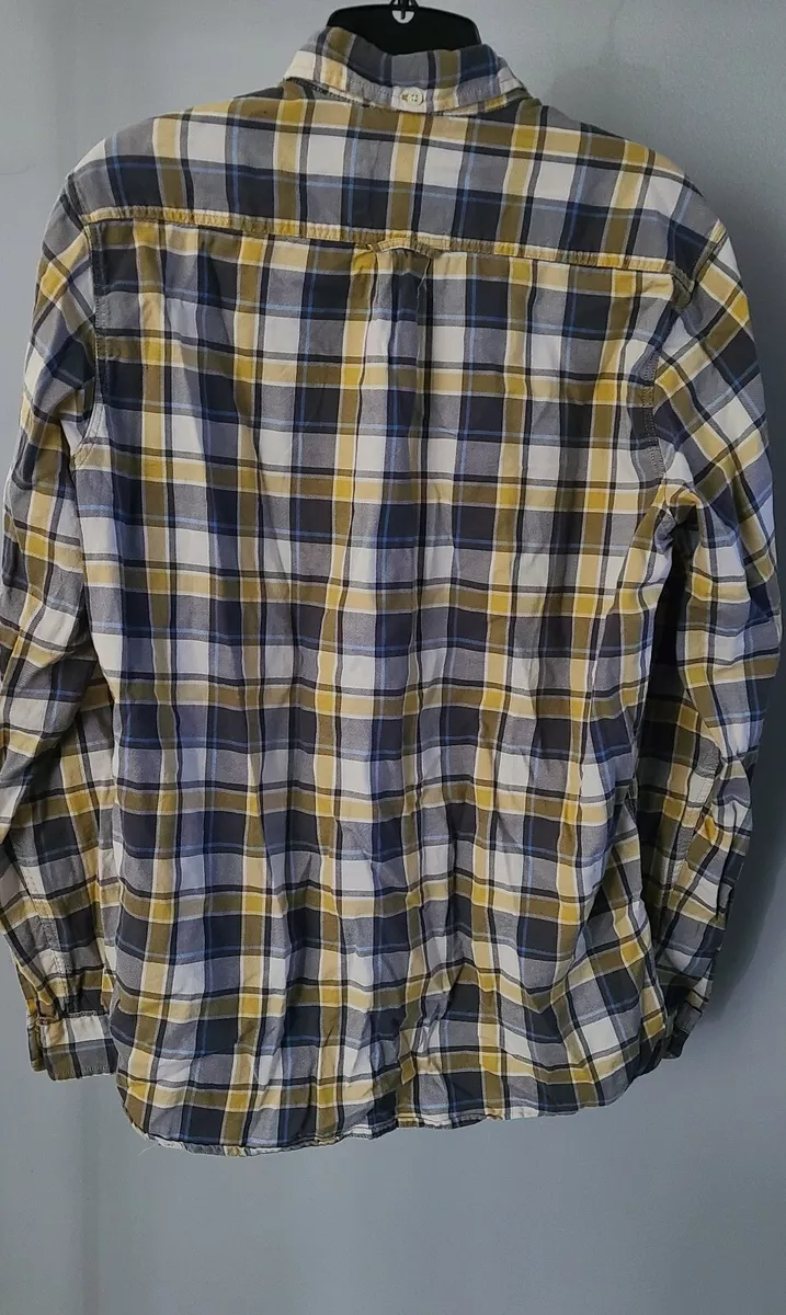 H&m yellow top plaid dress