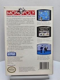 Monopoly (Nintendo Entertainment System, NES 1991) Complete in box CIB