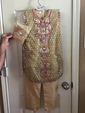 Indian Pakistani Kids Girls Fancy 2 PC Desi Ethnic Dress Style Party Wear Suits