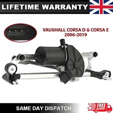 VAUXHALL CORSA D/E 2006-2019 FRONT WINDSCREEN WIPER MOTOR+LINKAGE OEM：13432686