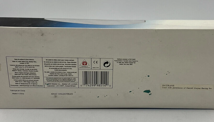 De colección Semi Mattel UK Limited Race NHRA Darrell Gwynn Racing Mike Dunn Nuevo en caja Foto 2 de 4