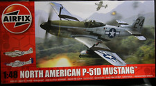 AIRFIX NORTH AMERICAN P-51D MUSTANG 1:48 WW2 airplane fighter plastic model kit