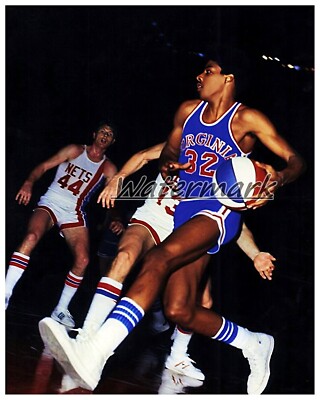 ABA 1972 -73 Virginia Squires Dr J Julius Erving Color 8 X 10 Photo Picture