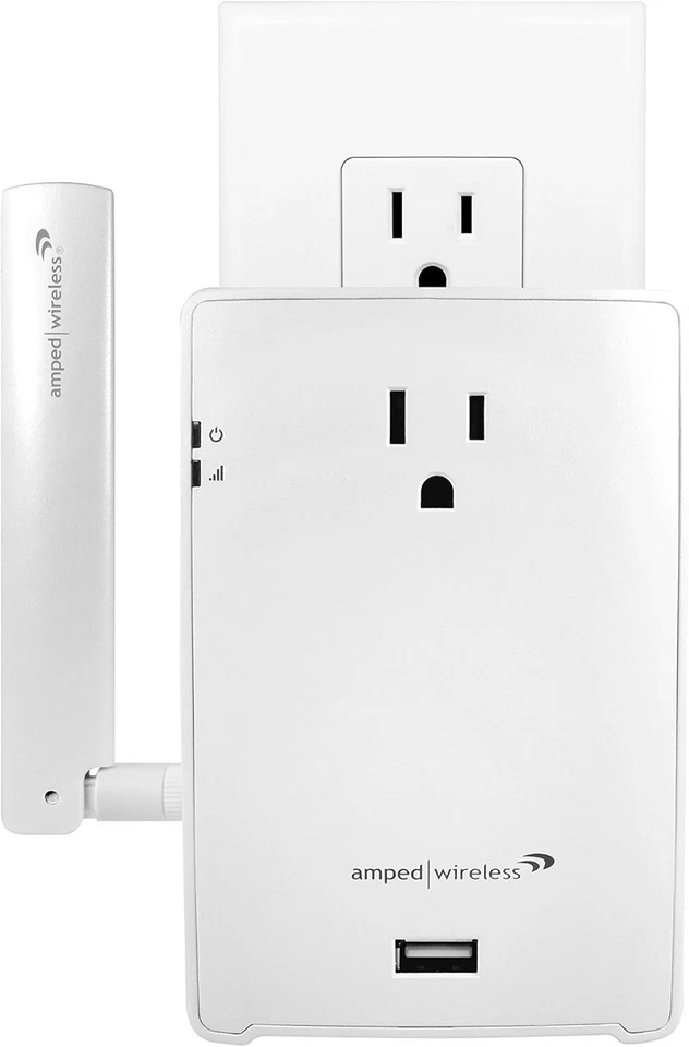 Amped Wireless REC22P High Power Plug-In AC1200 Wi-Fi Range Extender - Image 3 of 4