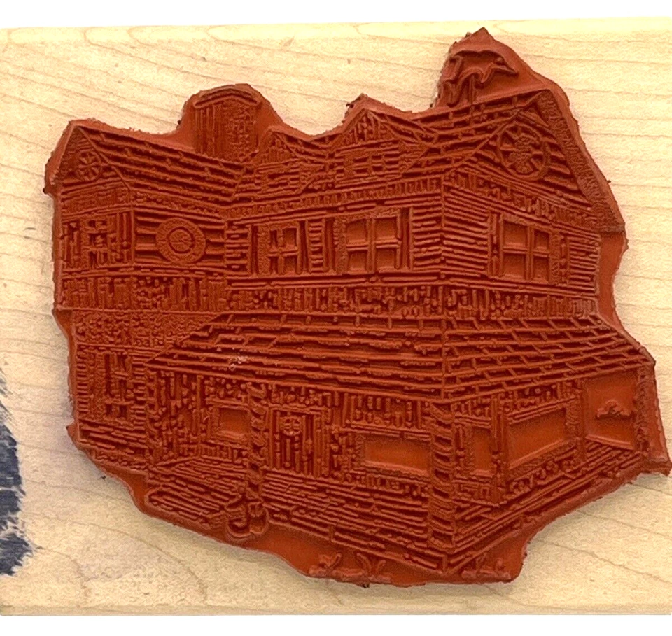 Impresiones distintivas sello de goma casa playa casa océano náutico 5" X 4" Foto 2 de 3