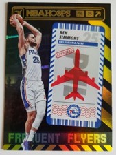 2021-22 Panini Hoops Ben Simmons Frequent Flyers Gold Holo #5