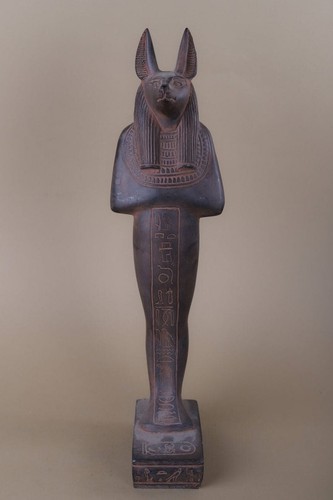 Antigüedades egipcias raras de antigua estatua faraónica del dios egipcio Anubis a.C. - Imagen 3 de 8