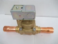 Sanhua HDF35H01K, HFC HCFC, 1-1/8" I.D. Solenoid Valve, 120 Volt, 50/60 HZ