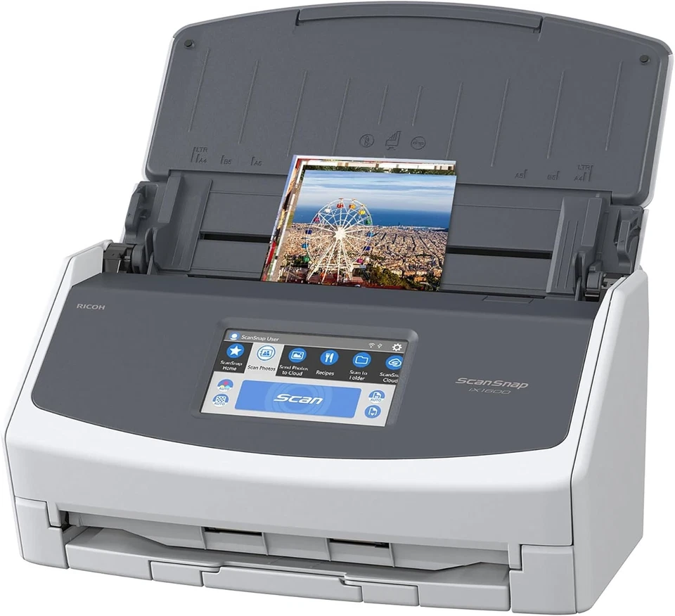 iX1600 Wireless Scanner: High-Speed, Touchscreen & Duplex Scanning Up to 40ppm - Image 3 of 4