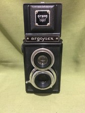 Argoflex 620 Film Box Camera Vintage Argus 1940's 75mm F4.5 Anastigmat Lens