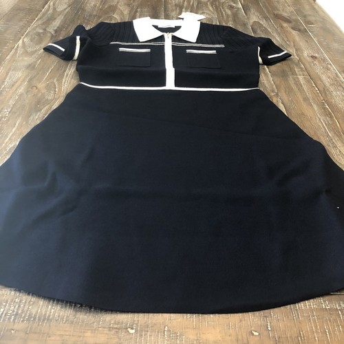 Sandro Two Tone Knit Dress Size 42 in 