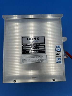 RONK Meter-Rite  Double-Throw Switch, Grade Level 7103 100 Amp Type 3R Rainproof