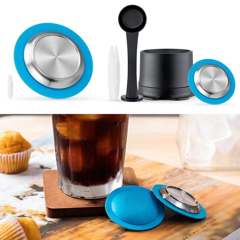 Practical Stainless Steel Filters for Nespresso Zenius Pro Coffee