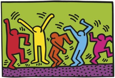 Untitled, 1987 (dance) by Keith Haring Art Print Out of print 2015