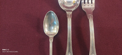 1 FOURCHETTE GÂTEAU BOULENGER modèle BERRY REGENCE métal argenté Couvert 14,5 cm EUR 15,00
