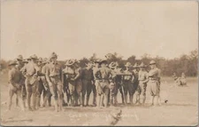 RPPC Postcard WWI Military Soldiers Cos 8-9 Range Finding 
