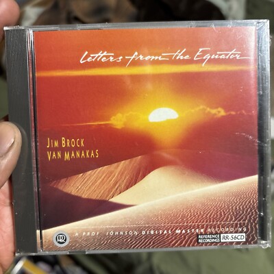 Reference Recordings CD RR-56: Jim Brock Letters From the Equator, 1993 USA New