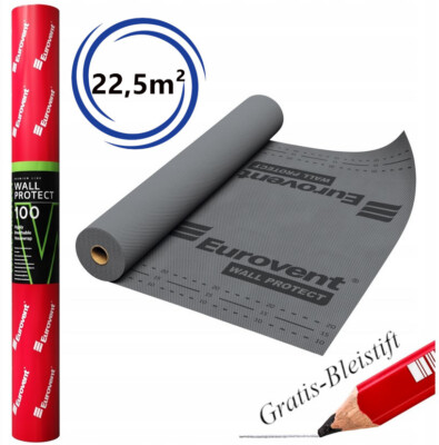 Fassadenbahn 1,5m x 15m = 22,5qm | WALL PROTECT  | Windbremse Windschutz Fassade