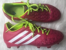Adidas Predator Absolado LZ TRX FG J Men's Pink Soccer Cleats Size 6 Speed