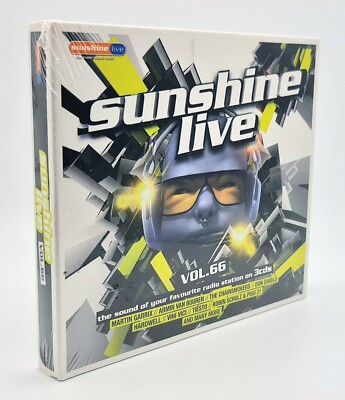 sunshine live VOL. 66,  3 CD, electronic music radio, NEU OVP 