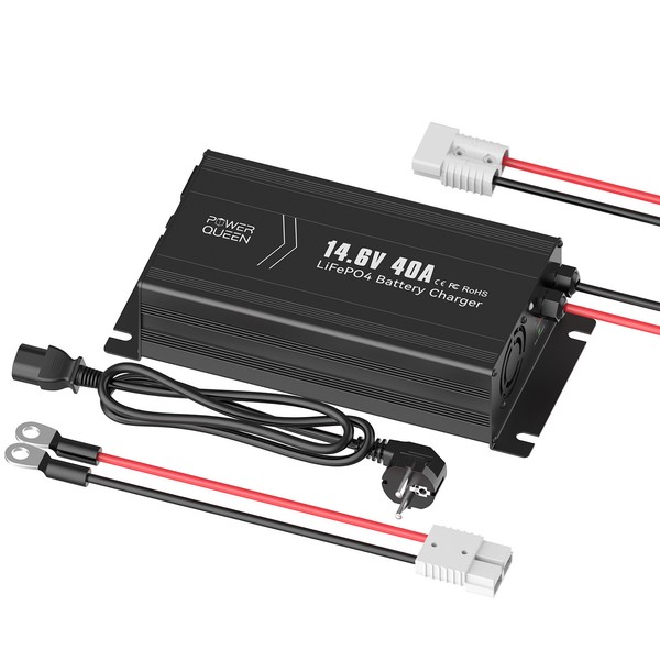 14,6V 40A Lithium BatterieladegeräT Mit 4 Schutzfunktionen FüR 12V Lithium Akku-image