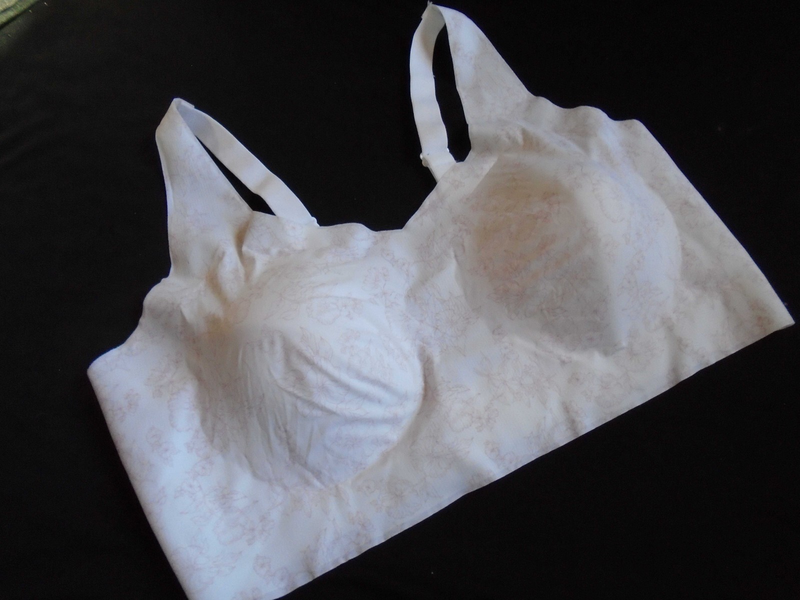 3XL White Pink Floral Wireless BALI Easy Lite Comfort Revolution Bra DF3496 3XL eBay