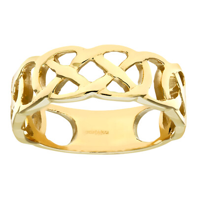Keltischer Ehering 9 kt Gelbgold von Citerna