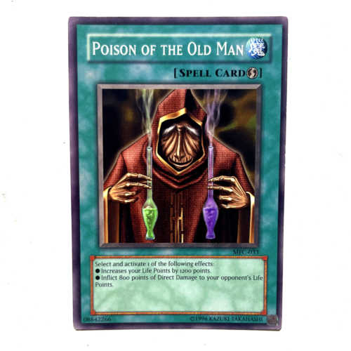 Poison of the Old Man LP Common MFC-033 Unlimited Yu-Gi-Oh! TCG See Photos - Picture 1 of 2